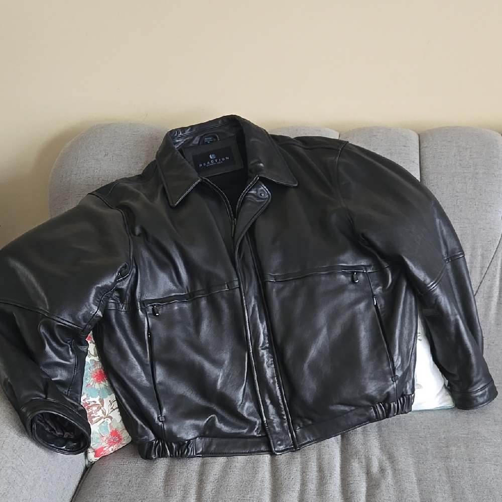 Kenneth Cole men's leather jacket